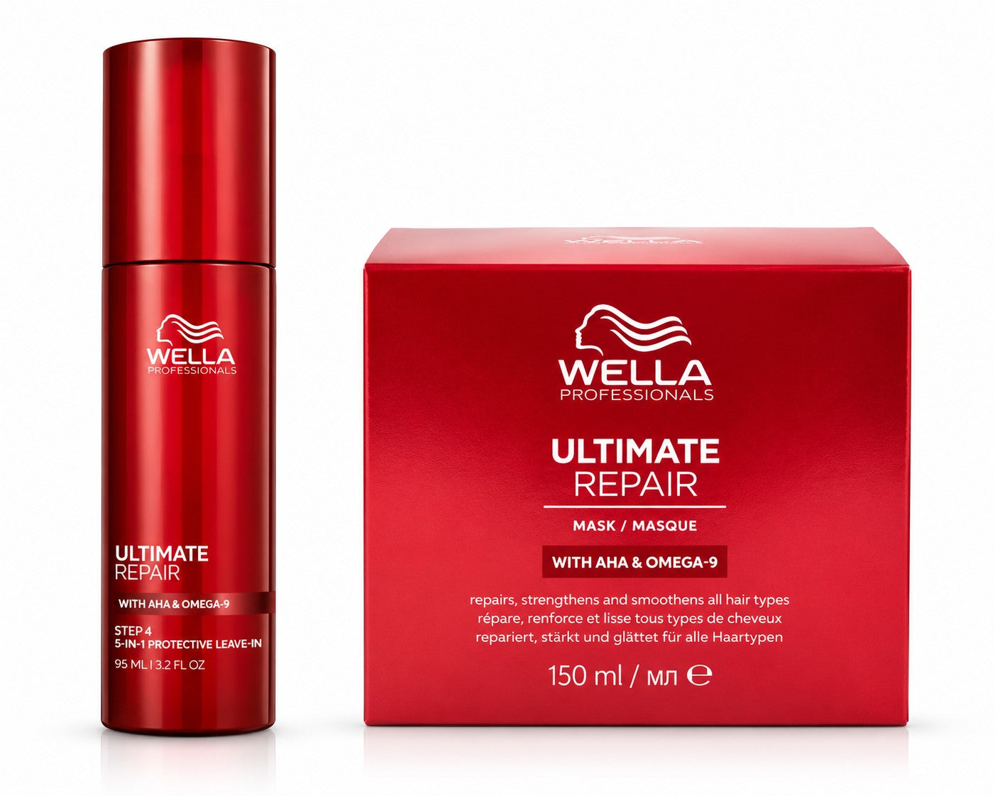 Duo Wella Ultimate Repair Mascarilla 150ML + Termoprotector 95ML