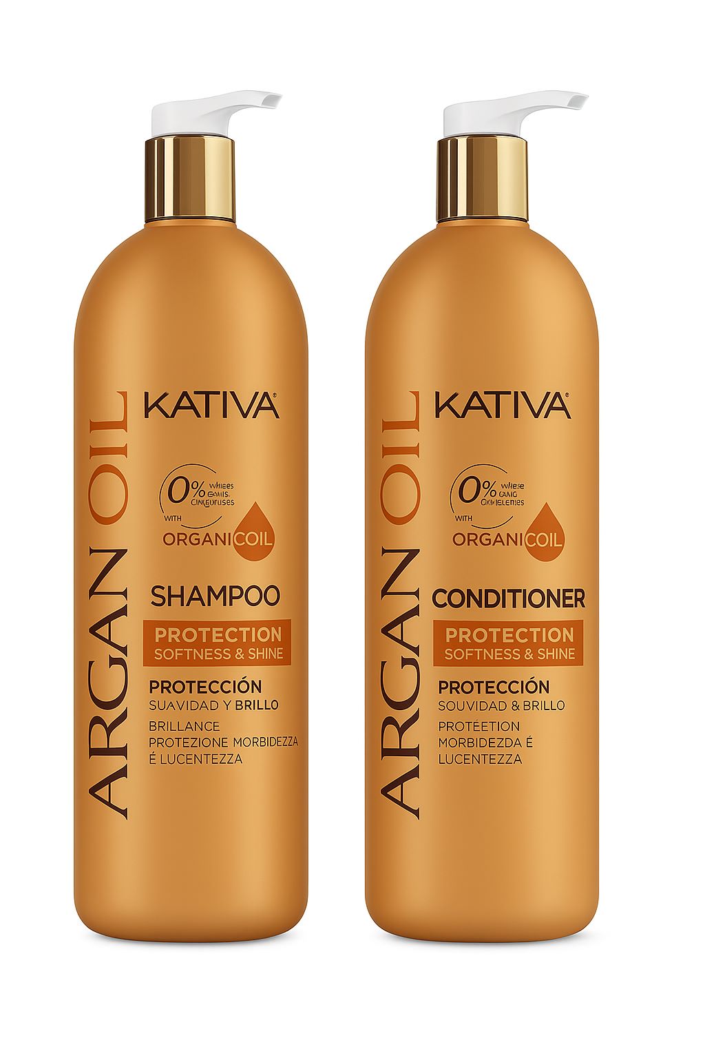 Shampoo + Acondicionador Kativa Argán 2L