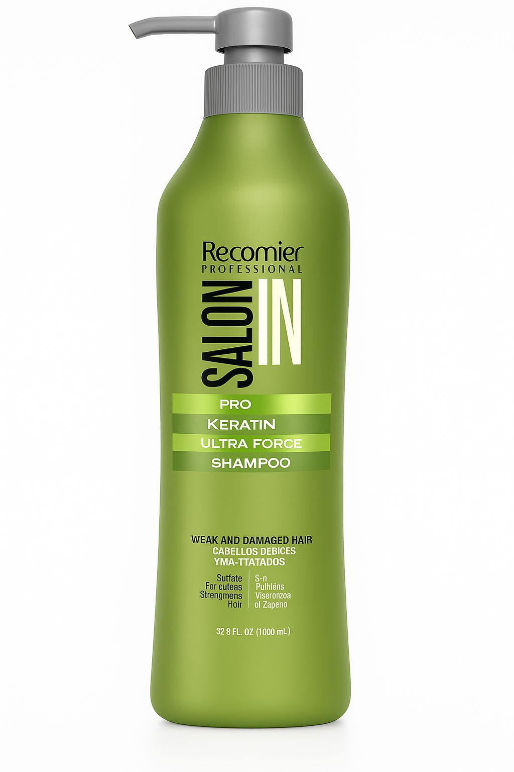Shampoo Recamier Keratin Ultra Force Salon In 1L