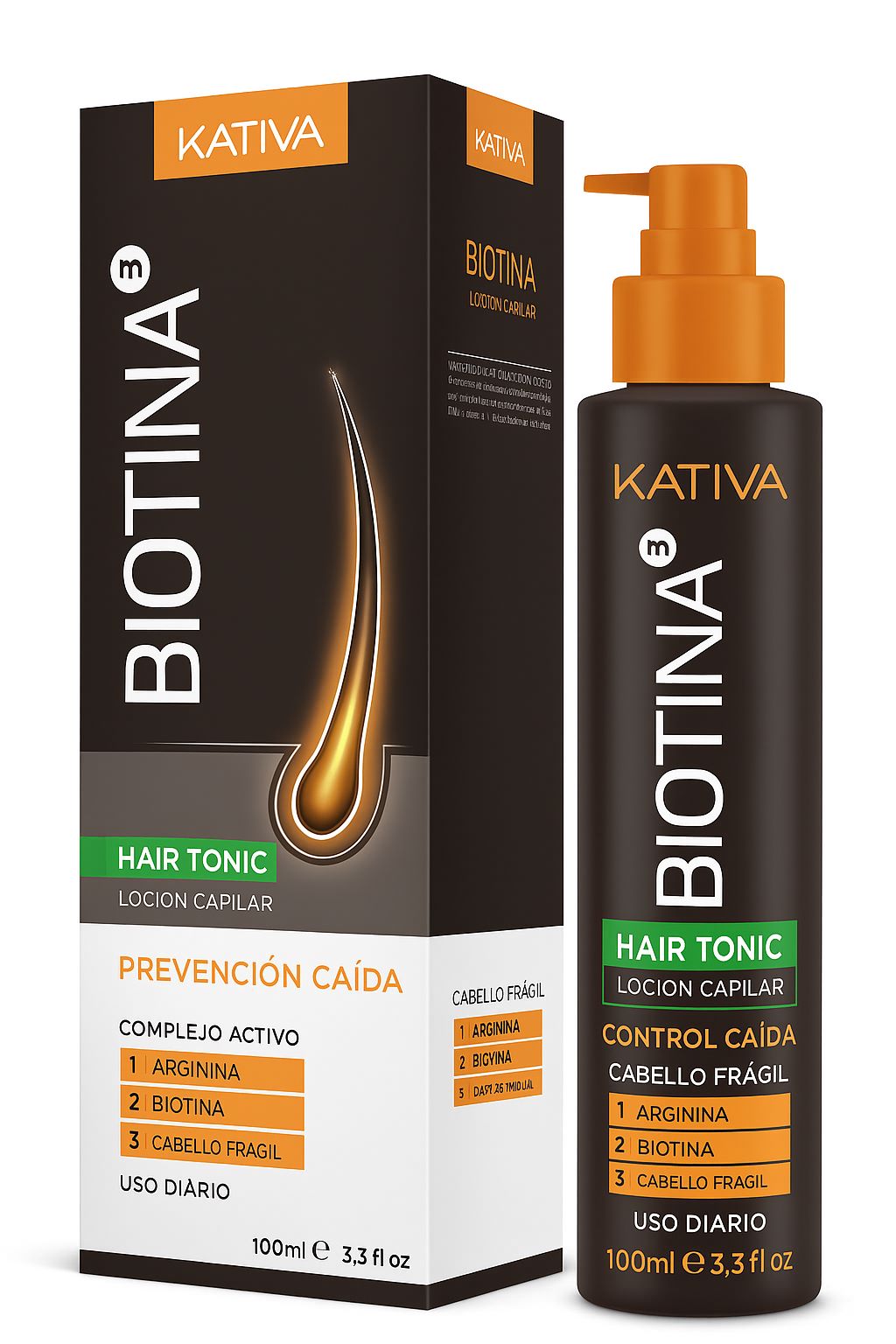 Loción Capilar Kativa Biotina Control Caida 100ml