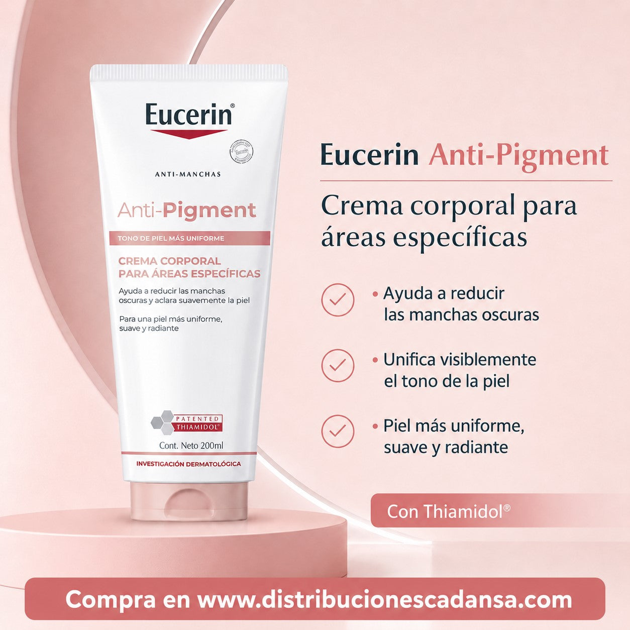 Eucerin Anti-Pigment Crema Corporal Antimanchas 200 ml