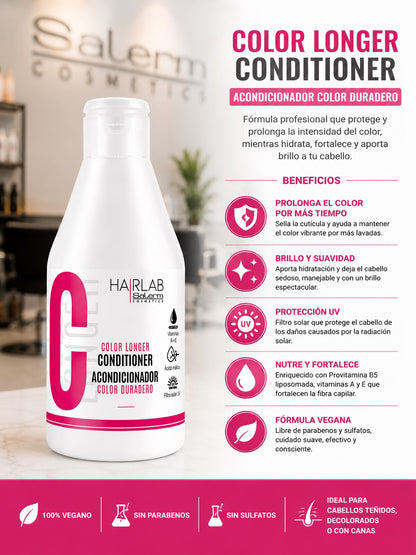 Salerm Acondicionador Color Duradero Cabello Teñido 300 ml