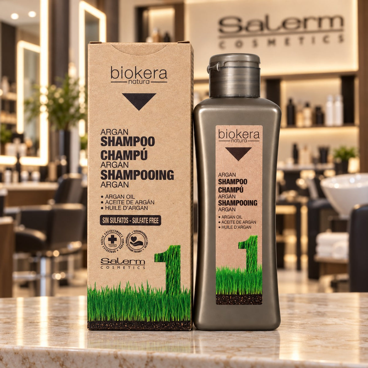 Salerm Shampoo Biokera Arganology Argán 300ml