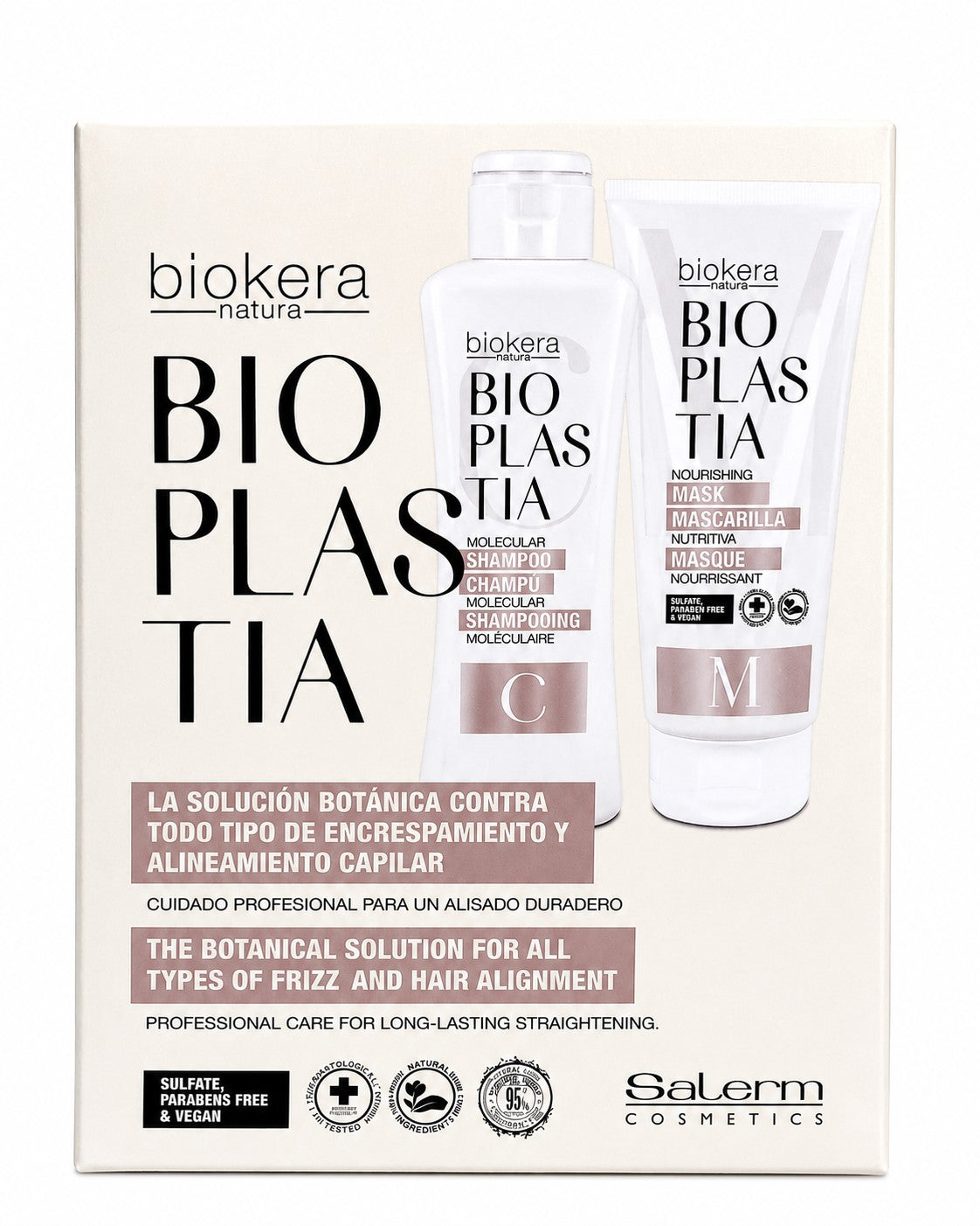Kit Biokera Bioplastia Shampoo 300ml  + Mascarilla 200ml