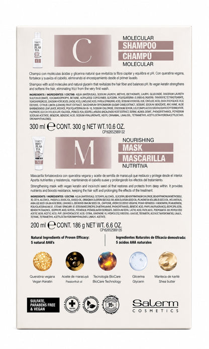 Kit Biokera Bioplastia Shampoo 300ml  + Mascarilla 200ml