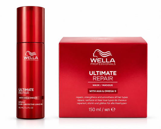 Duo Wella Ultimate Repair Mascarilla 150ML + Termoprotector 95ML