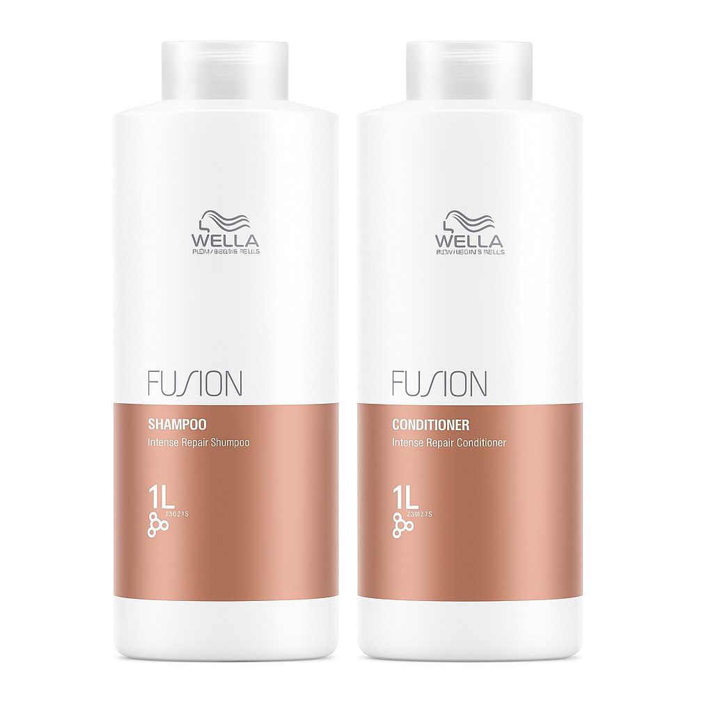 ✨Wella Fusion Shampoo + Acondicionador 1L Cabello Dañado