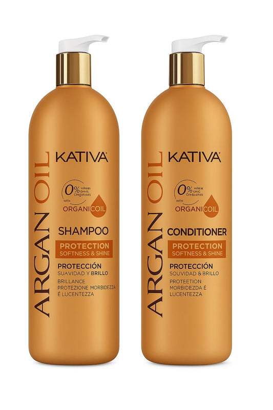 Shampoo + Acondicionador Kativa Argán 2L