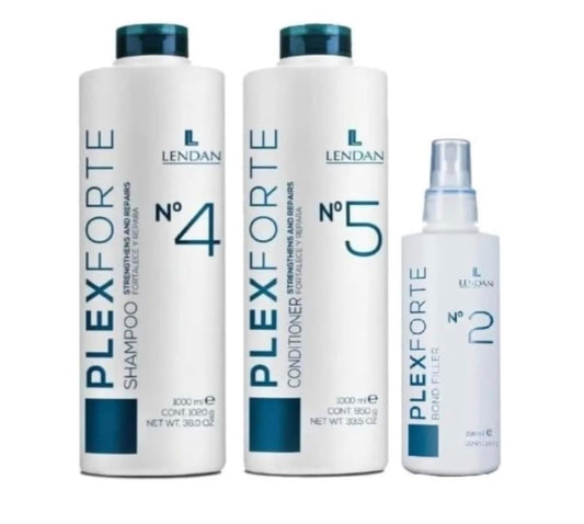 💆 Kit Lendan Plex Forte 1L Cabello Dañado