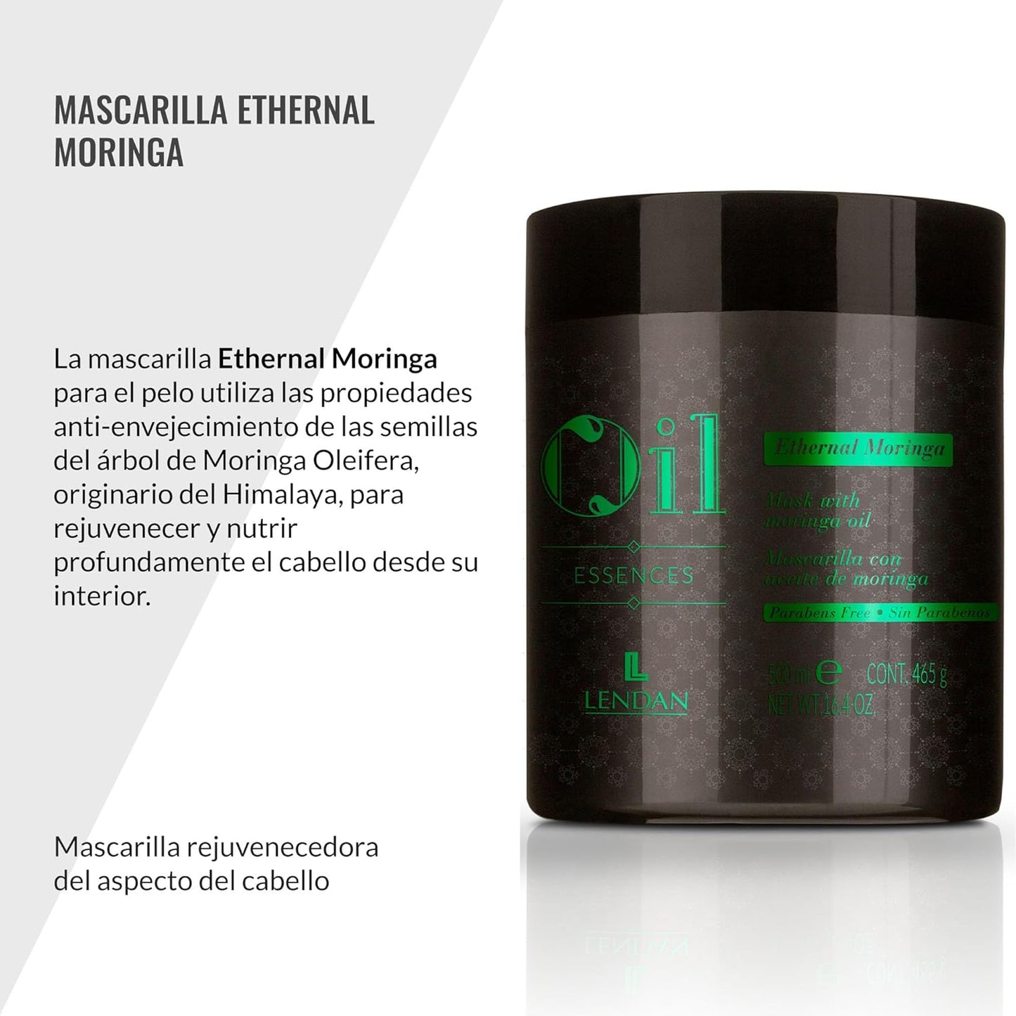Mascarilla Lendan Moringa Repara Tu Cabello Maltratado 500ml