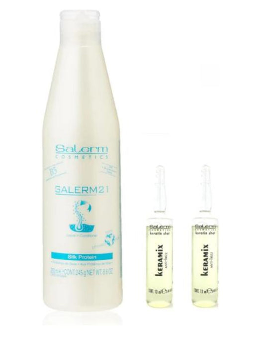 Keramix  2 Ampollas + Salerm 21 250Ml