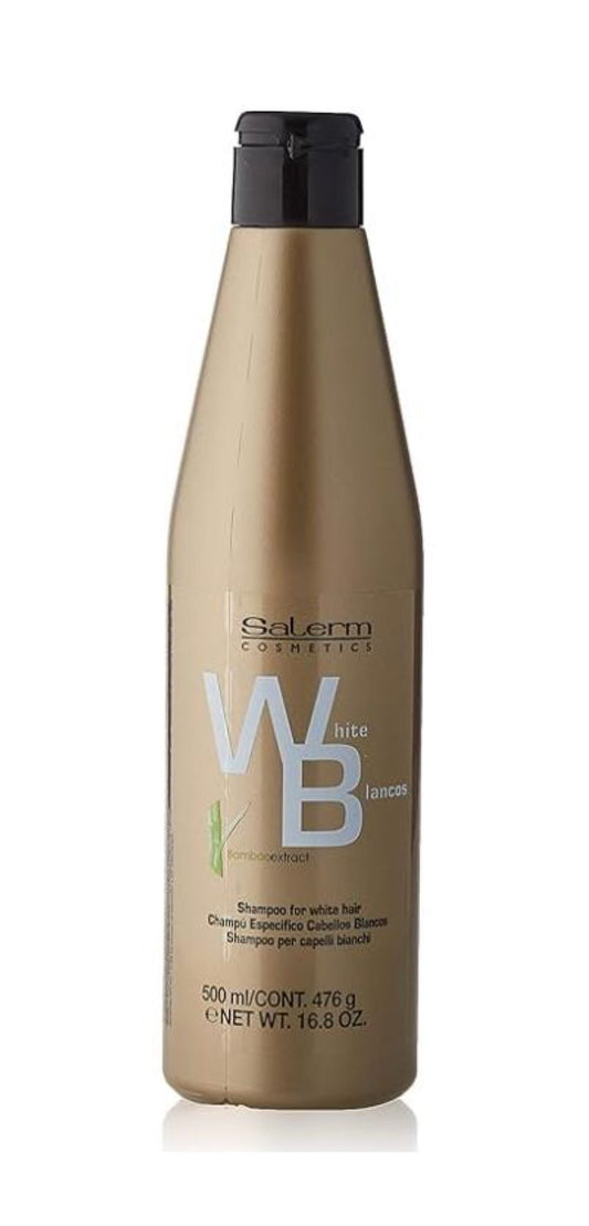 Shampoo Matizador Salerm Cabello Blanco 500 ML