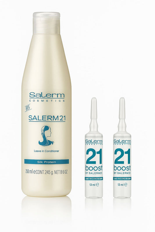Salerm 21 2 Ampollas + Trat. Kit