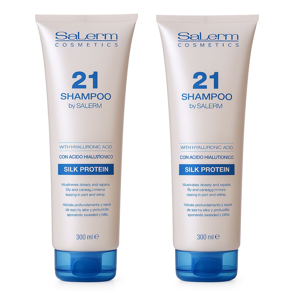 Kit 2 Salerm 21 Silk Protein Shampoo x 300ml