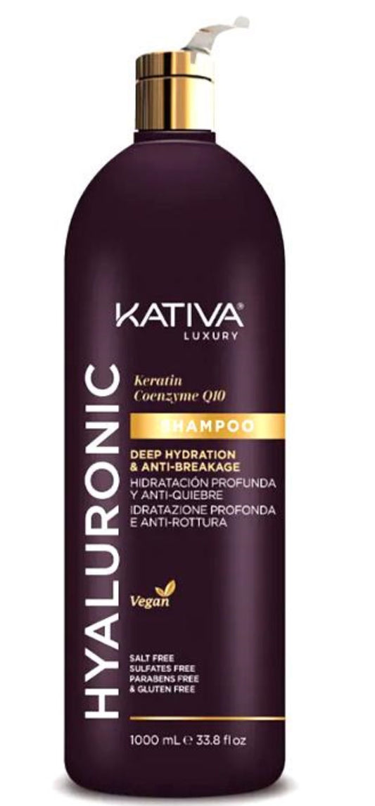Shampoo Kativa Hyaluronic Keratin Q10 1L