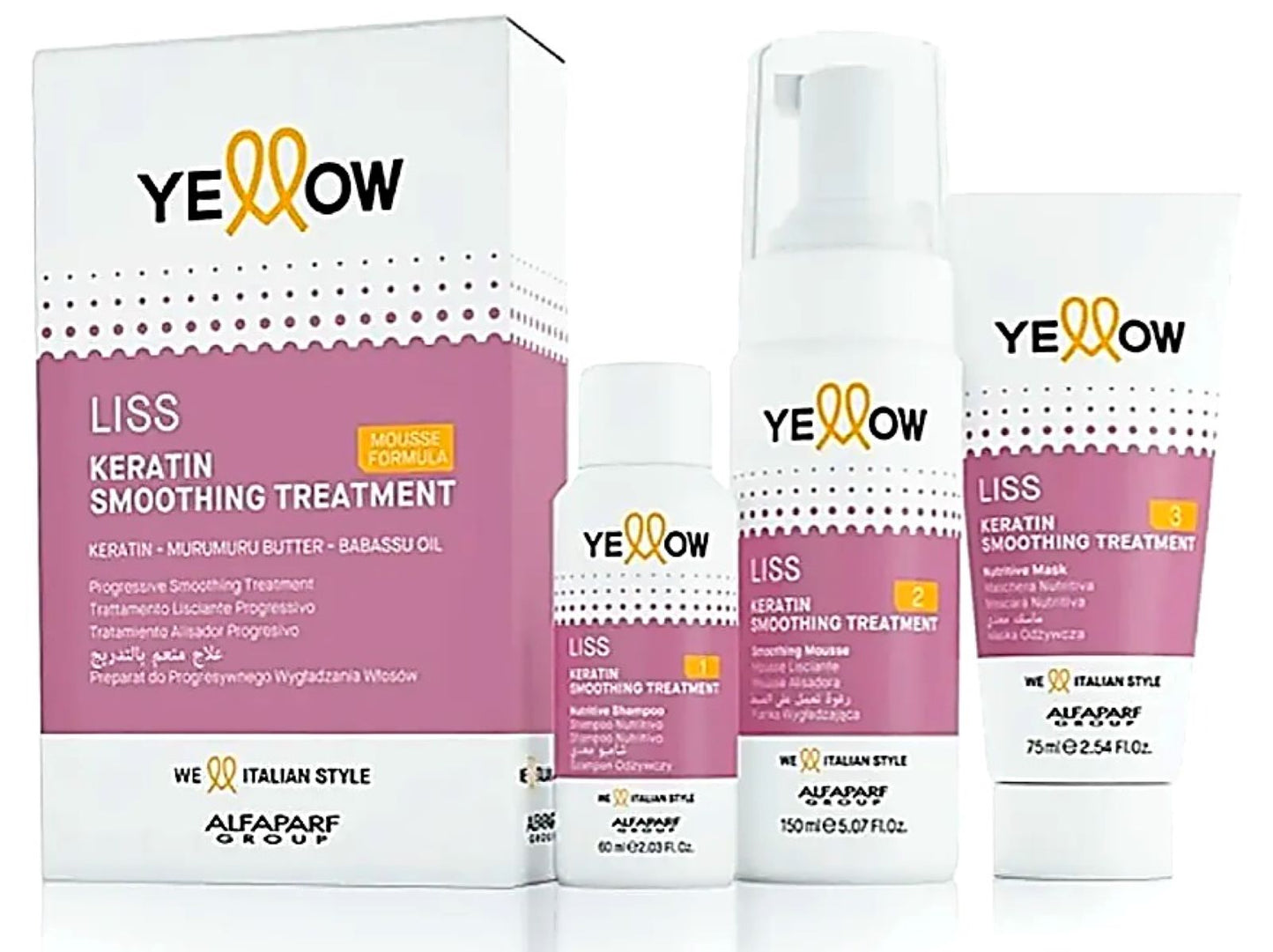 Liss Keratina Progresive Smoothing Tratamiento Yellow