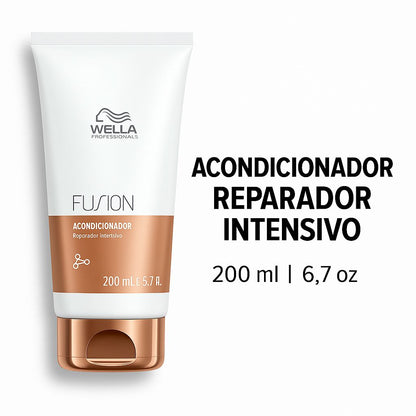 kit Wella Fusion Fuerza y brillo desde la primera aplicación