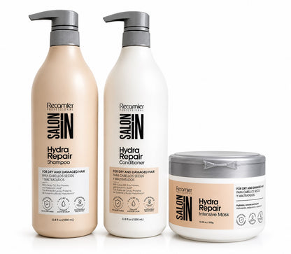 Recamier Kit Hydra Shampoo 1l + Acond 1l + Mask 300ml