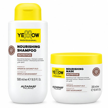 Kit Yellow Nutritive Bomba Shampoo 500ml + Mascarilla 300 Ml