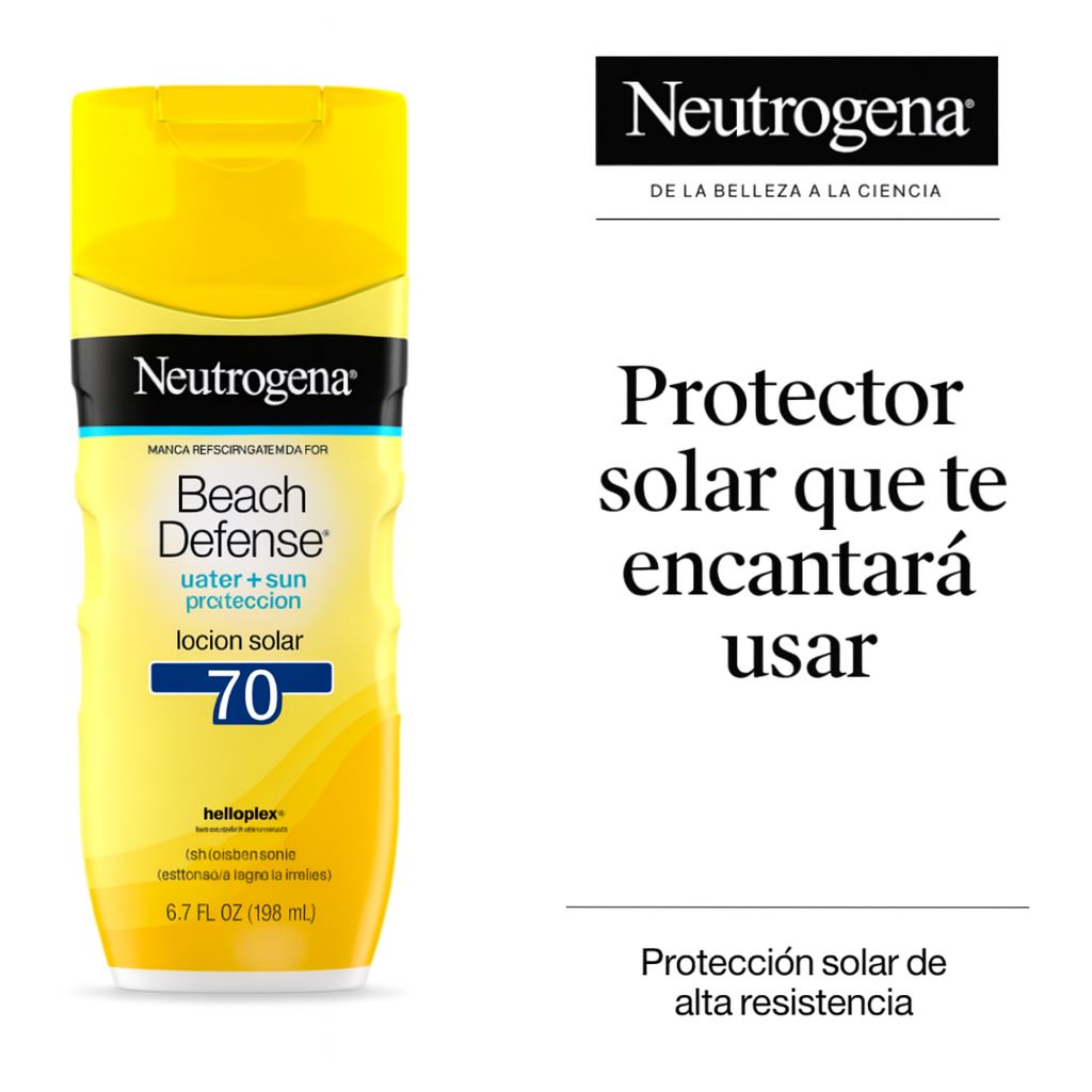 Neutrogena Bloqueador Beach Defense Spf 70