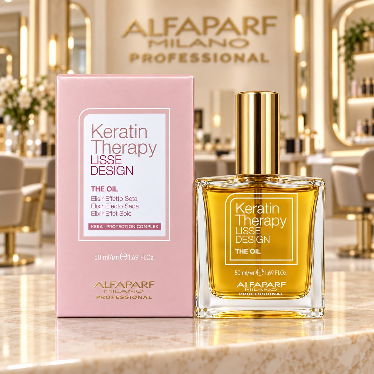 Alfaparf Aceite Keratin Therapy Lisse Design 50ml