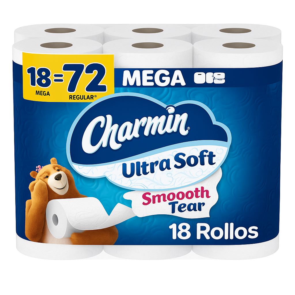 Charmin Papel Higiénico Ultra Suave Mega 18 Unds
