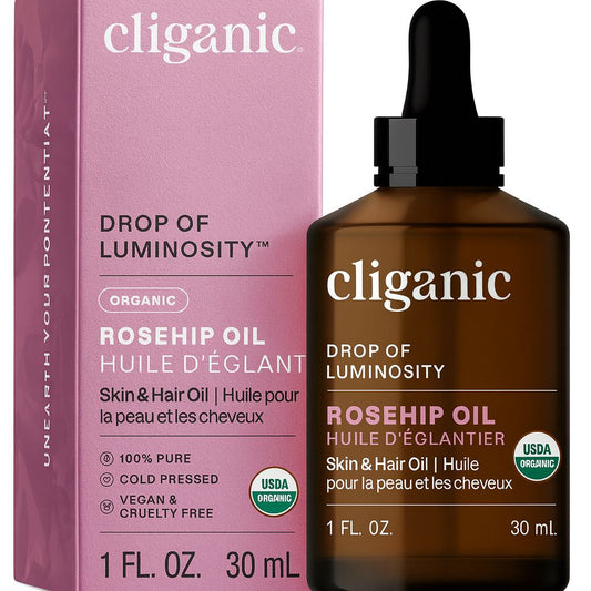 Cliganic Aceite de semilla de rosa mosqueta orgánico 30ml
