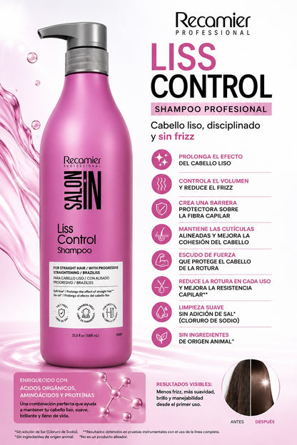 Shampoo Recamier Liss Control 1L
