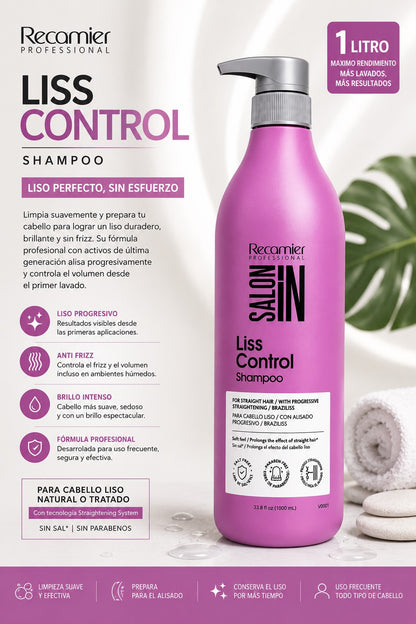 Shampoo Recamier Liss Control 1L