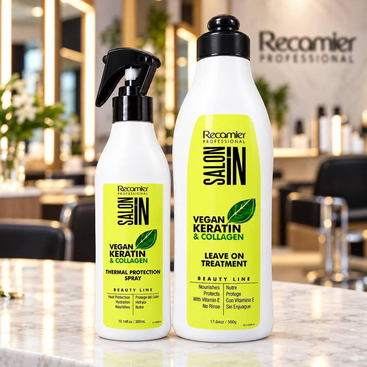 Kit Recamier Vegan Termoprotector 300ml + Tratamiento 500g